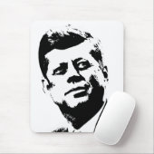 Präsident Kennedy -- Schwarzweiss Mousepad (Mit Mouse)