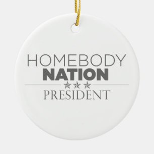 Präsident Keramik Ornament