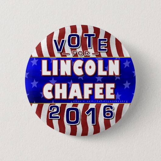 Präsident Lincoln-Chafee Wahl 2016 Demokrat Button (Vorderseite)