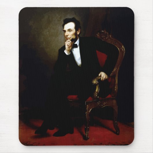 Präsident Lincoln Malerei Mousepad (Vorne)