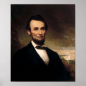 Präsident Lincoln Portrait - George Henry Story Poster (Vorne)