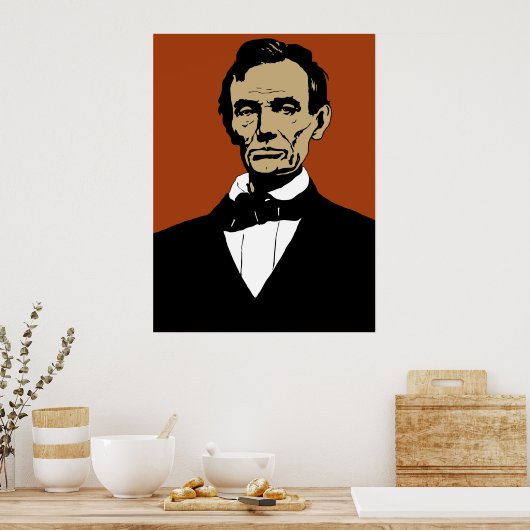 Präsident Lincoln Poster (Küche)