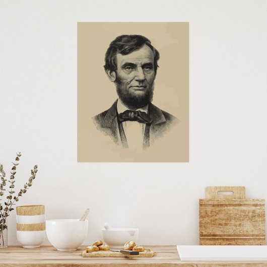 Präsident Lincoln Poster (Küche)