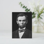 Präsident Lincoln Postkarte (Stehend Vorderseite)
