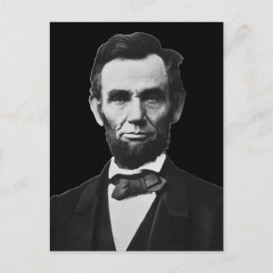 Präsident Lincoln Postkarte