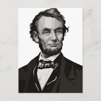 Präsident Lincoln Postkarte
