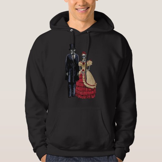 Präsident Lincoln Skeleton, Halloween Skeleton Hoodie (Vorderseite)