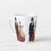 Präsident Lincoln Skeleton, Halloween Skeleton Milchtasse (Linke Ecke)