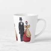 Präsident Lincoln Skeleton, Halloween Skeleton Milchtasse (Rechts)