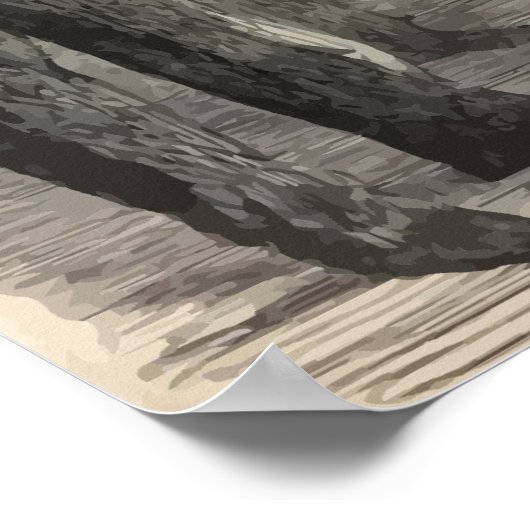 Präsident Lincoln und General Grant Poster (Ecke)