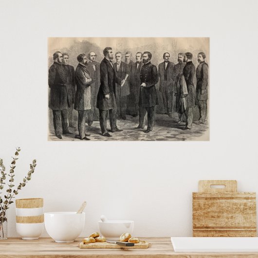 Präsident Lincoln und General Grant Poster (Küche)