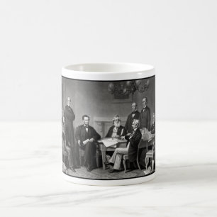 Präsident Lincoln und sein Kabinett Kaffeetasse