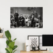 Präsident Lincoln und sein Kabinett Poster (Heimbüro)