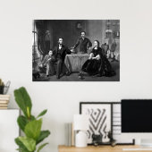 Präsident Lincoln und seine Familie Poster (Heimbüro)