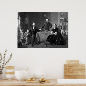 Präsident Lincoln und seine Familie Poster (Küche)