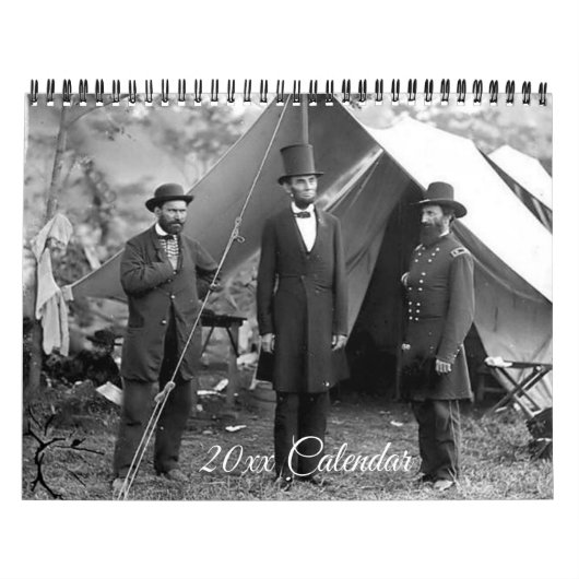 Präsident Lincoln zum zivilen Krieg Kalender (Titelbild)