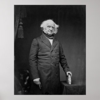 Präsident Martin Van Buren Poster