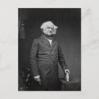 Präsident Martin Van Buren Postkarte