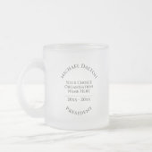 Präsident Mattierte Glass-Kaffee-Tasse Mattglastasse (Links)