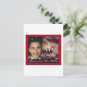 Präsident Memorabilia Postkarte (Stehend Vorderseite)