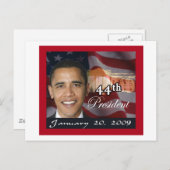 Präsident Memorabilia Postkarte (Vorne/Hinten)