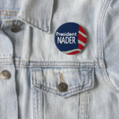 Präsident Nader Flag Pin Button (Beispiel)