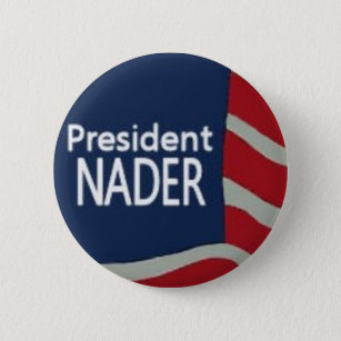 Präsident Nader Flag Pin Button