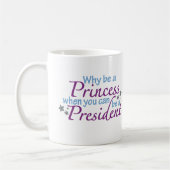Präsident nicht eine Prinzessin Kaffeetasse (Links)
