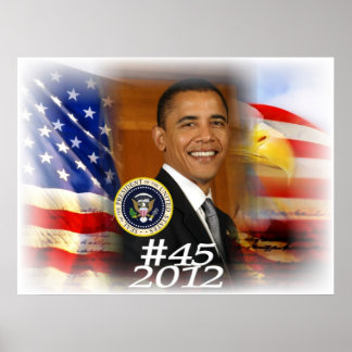 Präsident Obama 2012 #45 Poster