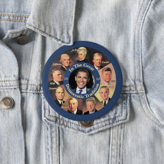 Präsident Obama 2012 Button (Beispiel)