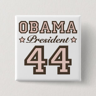 Präsident Obama 44 Button