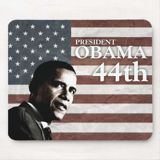 Präsident Obama 44. c1 Mousepad (Vorne)