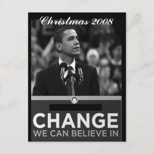 Präsident Obama Amtseinführung Keepsakes Feiertagspostkarte