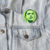 Präsident Obama, Änderung ist jetzt grüner Knopf Button (Beispiel)
