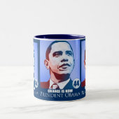 Präsident Obama, Änderung ist jetzt Tasse (Mittel)