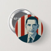 Präsident Obama Button (Vorne & Hinten)