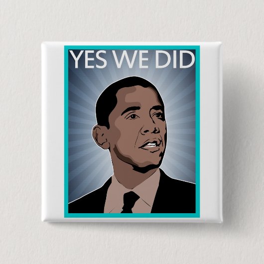 Präsident Obama Button (Vorderseite)