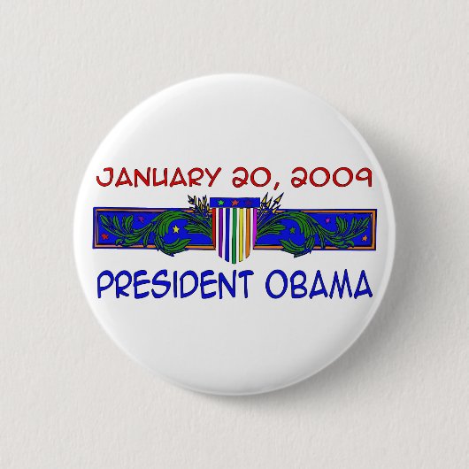 Präsident Obama Button (Vorderseite)