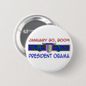 Präsident Obama Button (Vorne & Hinten)