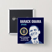 Präsident Obama Button (Vorne & Hinten)