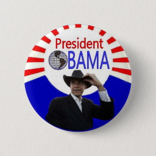 Präsident Obama-Button Button