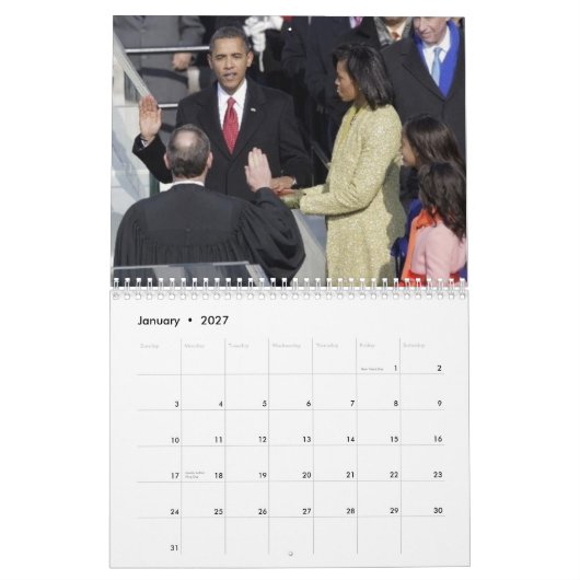 Präsident Obama Calander Kalender (Jan 2027)