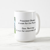 Präsident Obama Coffee Mug Kaffeetasse (VorderseiteRechts)