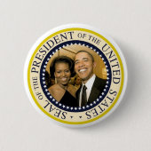 Präsident Obama Commemorative Button (Vorderseite)