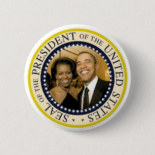 Präsident Obama Commemorative Button