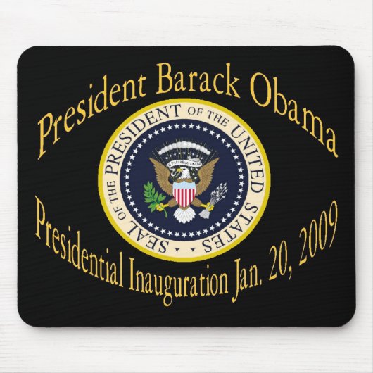 Präsident Obama Commemorative Inauguration Mousepad (Vorne)