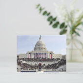 Präsident Obama - das SWEARING-IN-Gedenken Postkarte (Stehend Vorderseite)