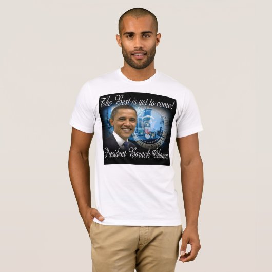 PRÄSIDENT OBAMA Einweihung 2013 T-Shirt (Vorne ganz)