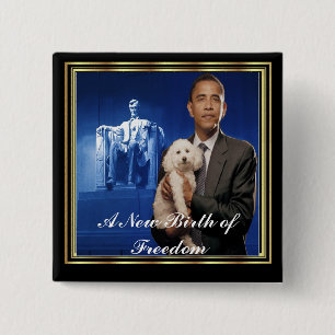 PRÄSIDENT OBAMA Einweihung Gedenk Button
