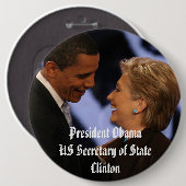 Präsident Obama Einweihung von Keepsakes 6" Button (Vorne & Hinten)